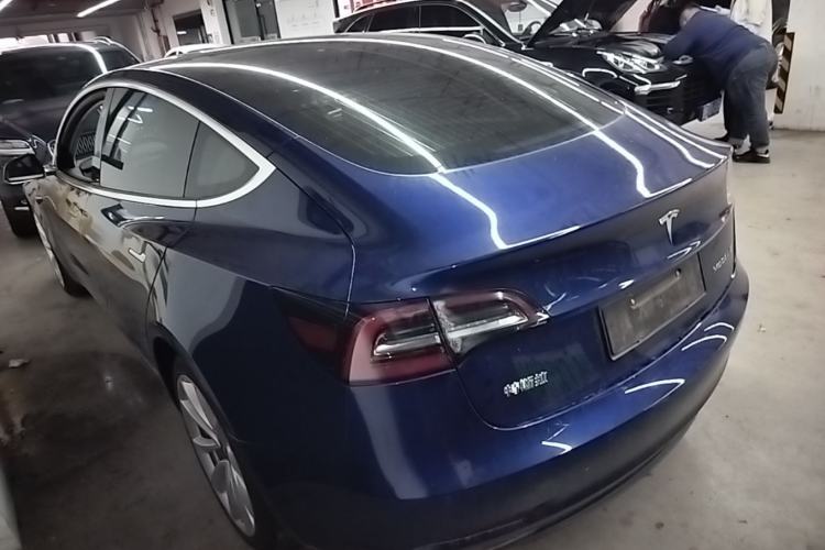 Used Tesla Model 3 2019 Standard Range Rear-Drive Upgraded Version Rear Left 45 Deg