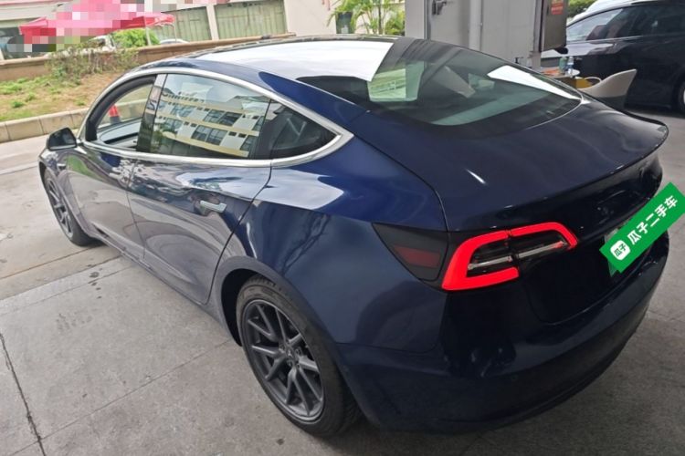 Used Tesla Model 3 2019 Long-Range All-Wheel-Drive Version Rear Left 45 Deg