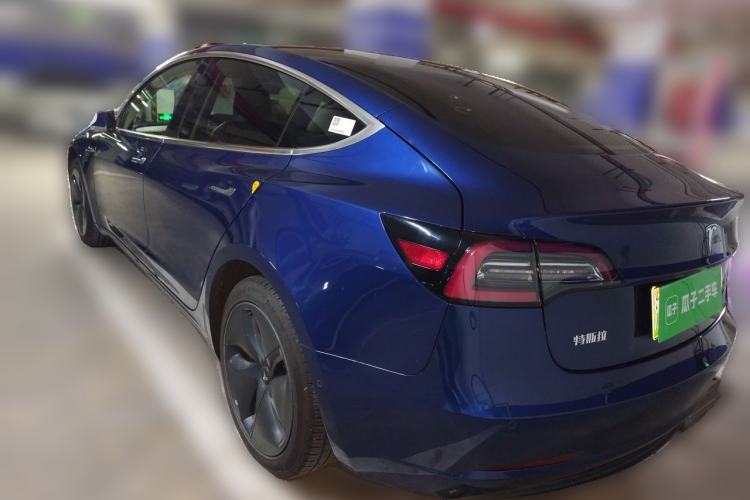 Used Tesla Model 3 2019 Standard Range Rear-Drive Upgraded Version Rear Left 45 Deg