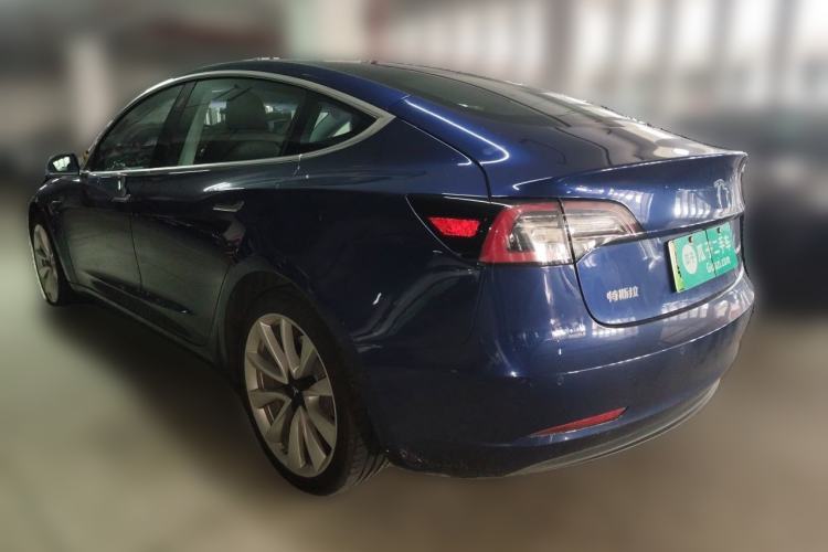 Used Tesla Model 3 2019 Standard Range Rear-Drive Upgraded Version Rear Left 45 Deg