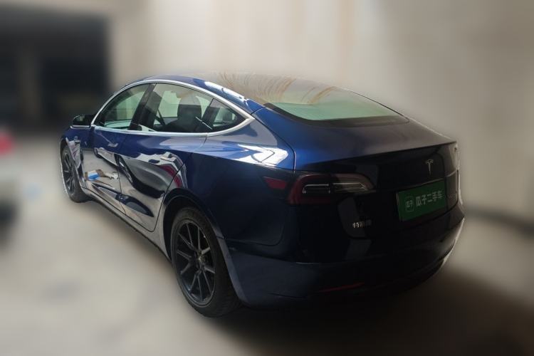 Used Tesla Model 3 2019 Standard Range Rear-Drive Upgraded Version Rear Left 45 Deg