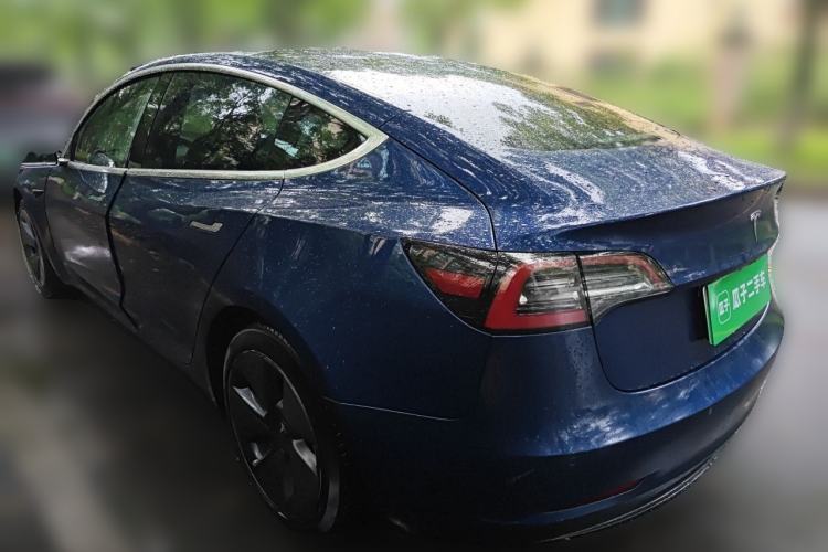 Used Tesla Model 3 2019 Long-Range All-Wheel-Drive Version Rear Left 45 Deg