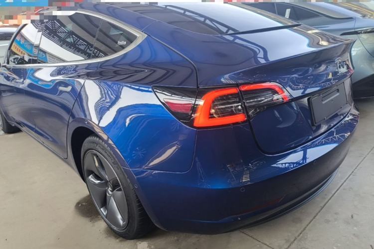 Used Tesla Model 3 2019 Standard Range Rear-Drive Upgraded Version Rear Left 45 Deg