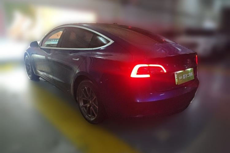 Used Tesla Model 3 2019 Standard Range Rear-Drive Upgraded Version Rear Left 45 Deg