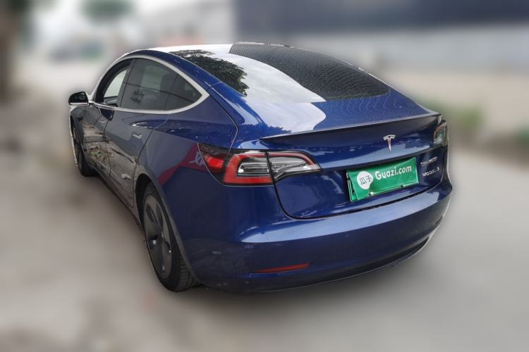 Used Tesla Model 3 2019 Standard Range Rear-Drive Upgraded Version Rear Left 45 Deg
