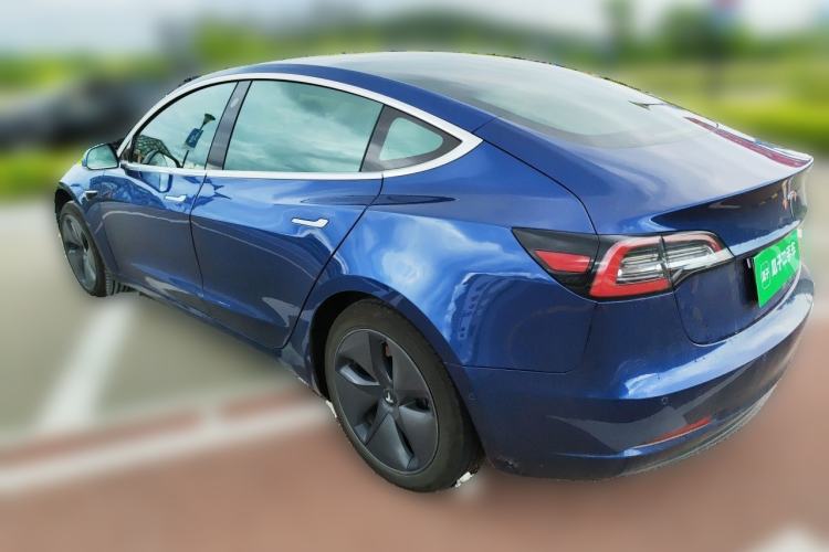Used Tesla Model 3 2019 Long-Range All-Wheel-Drive Version Rear Left 45 Deg