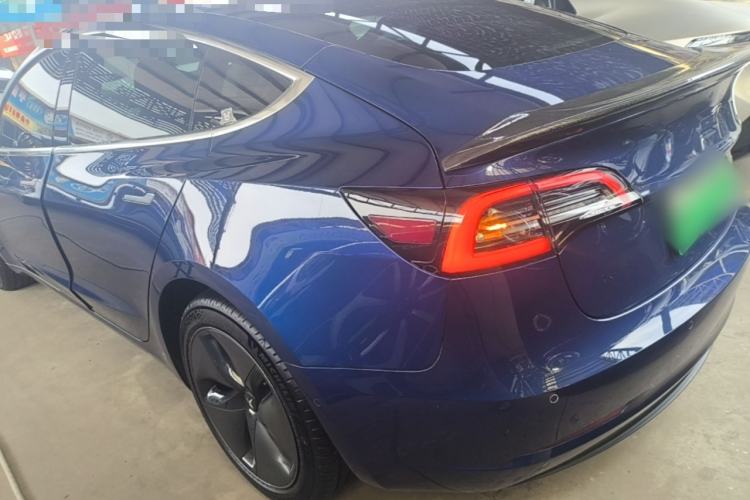 Used Tesla Model 3 2019 Standard Range Rear-Drive Upgraded Version Rear Left 45 Deg