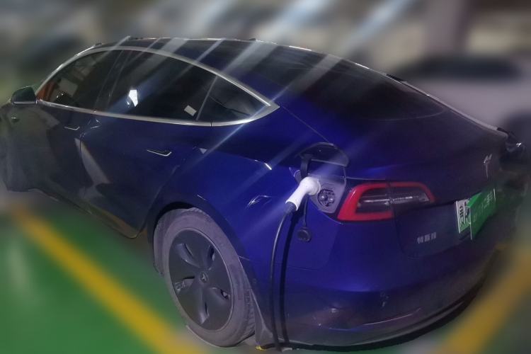 Used Tesla Model 3 2019 Standard Range Rear-Drive Upgraded Version Rear Left 45 Deg