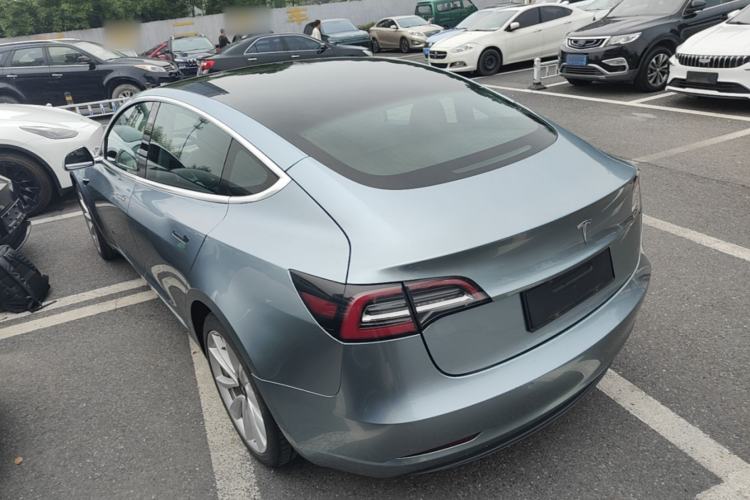 Used Tesla Model 3 2019 Standard Range Rear-Drive Upgraded Version Rear Left 45 Deg