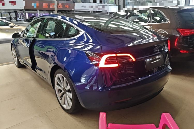 Used Tesla Model 3 2019 Standard Range Rear-Drive Upgraded Version Rear Left 45 Deg