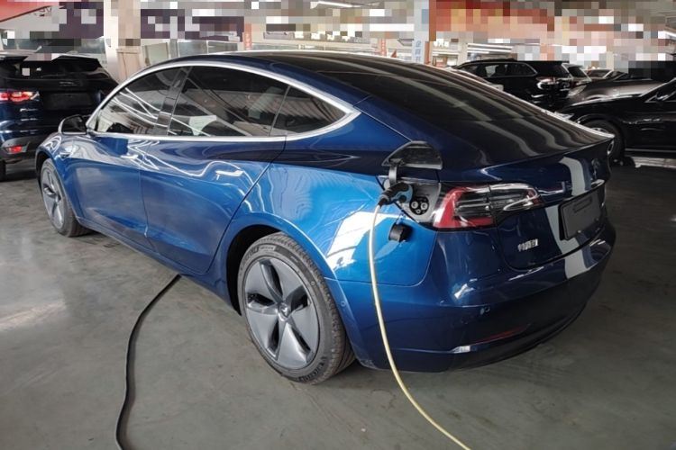 Used Tesla Model 3 2019 Standard Range Rear-Drive Upgraded Version Rear Left 45 Deg