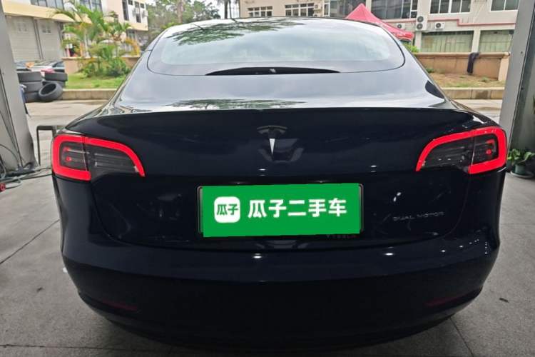 Used Tesla Model 3 2019 Long-Range All-Wheel-Drive Version Rear