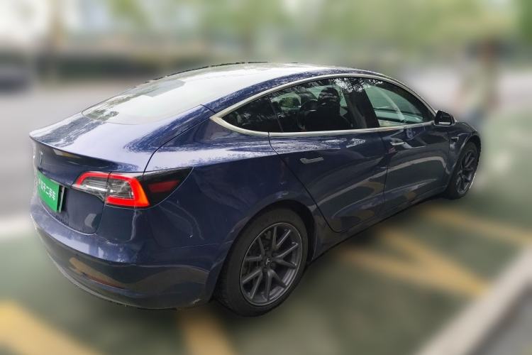 Used Tesla Model 3 2019 Standard Range Rear-Wheel Drive Upgraded Version (60 kWh) Rear Right 45 Deg
