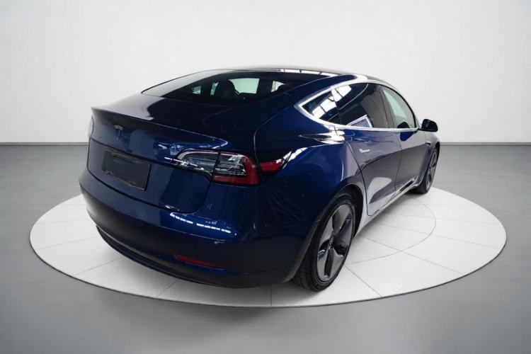 Used Tesla Model 3 2019 Long-Range Rear-Wheel-Drive Version Rear Right 45 Deg