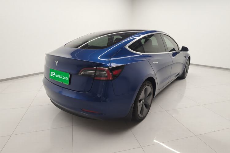 Used Tesla Model 3 2019 Long-Range Rear-Wheel-Drive Version Rear Right 45 Deg