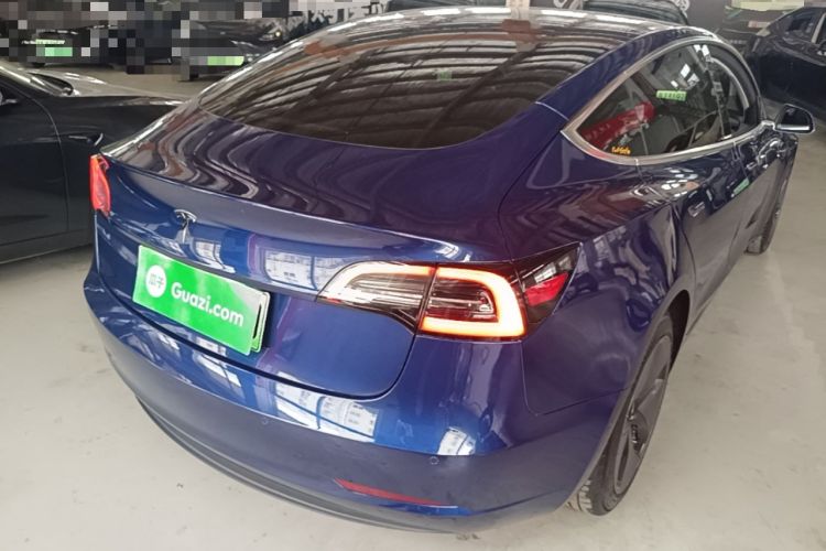 Used Tesla Model 3 2019 Long-Range Rear-Wheel-Drive Version Rear Right 45 Deg