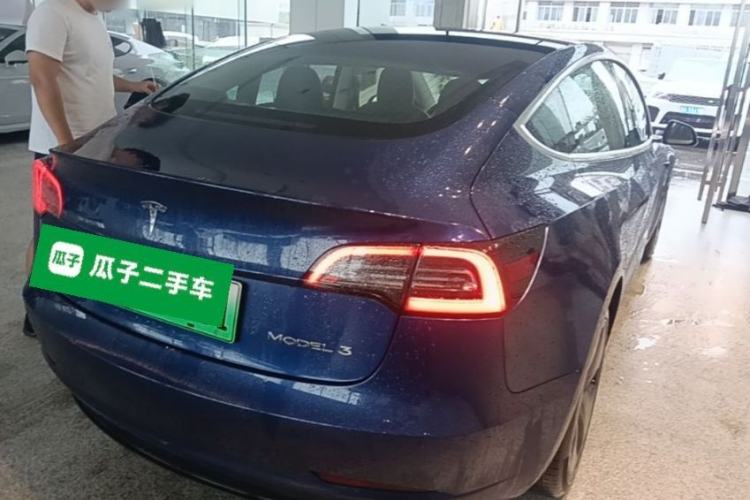 Used Tesla Model 3 2019 Standard Range Rear-Drive Upgraded Version Rear Right 45 Deg