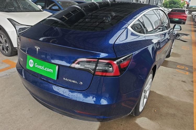 Used Tesla Model 3 2019 Standard Range Rear-Drive Upgraded Version Rear Right 45 Deg