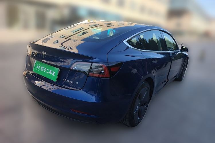 Used Tesla Model 3 2019 Standard Range Rear-Drive Upgraded Version Rear Right 45 Deg