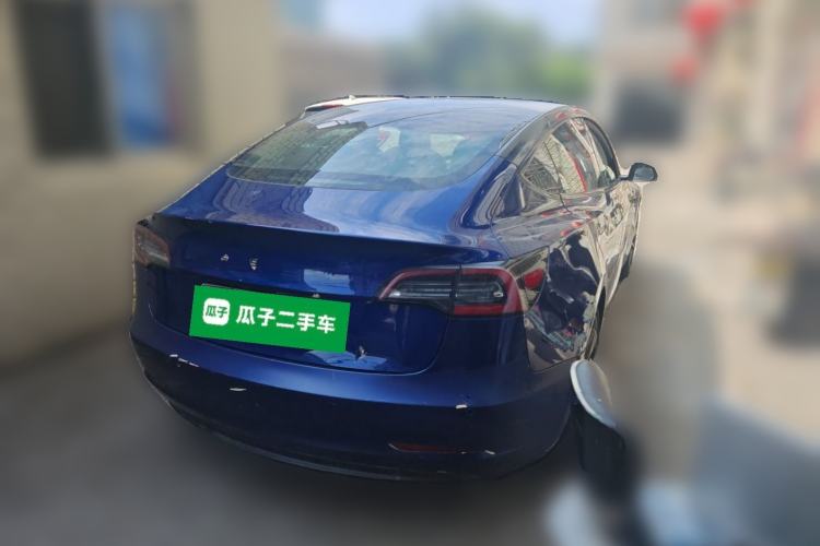 Used Tesla Model 3 2019 Standard Range Rear-Drive Upgraded Version Rear Right 45 Deg