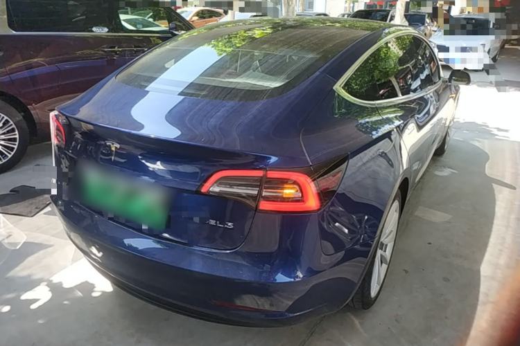 Used Tesla Model 3 2019 Standard Range Rear-Drive Upgraded Version Rear Right 45 Deg