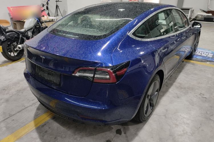Used Tesla Model 3 2019 Long-Range Rear-Wheel-Drive Version Rear Right 45 Deg