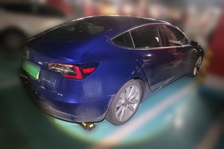 Used Tesla Model 3 2019 Standard Range Rear-Drive Upgraded Version Rear Right 45 Deg