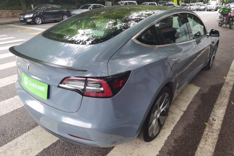 Used Tesla Model 3 2019 Performance High-Performance All-Wheel-Drive Version Rear Right 45 Deg