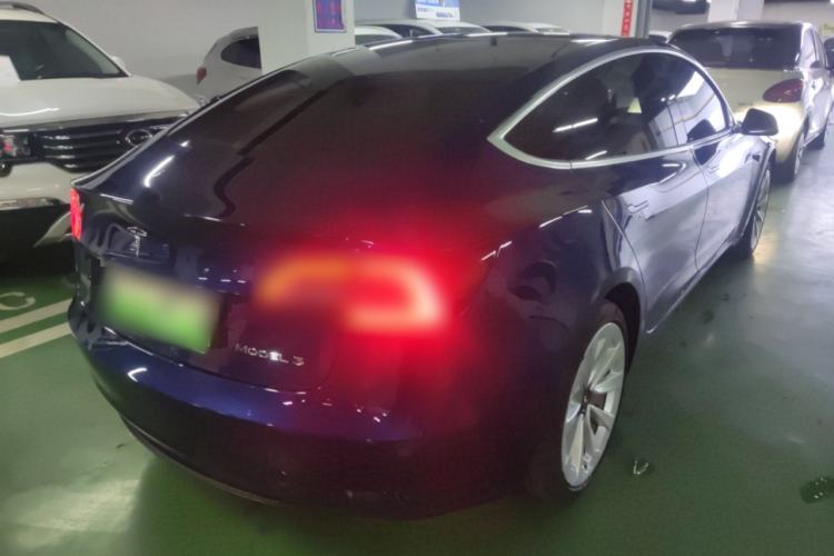 Used Tesla Model 3 2019 Standard Range Rear-Drive Upgraded Version Rear Right 45 Deg