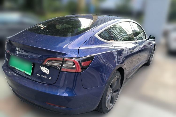 Used Tesla Model 3 2019 Standard Range Rear-Drive Upgraded Version Rear Right 45 Deg