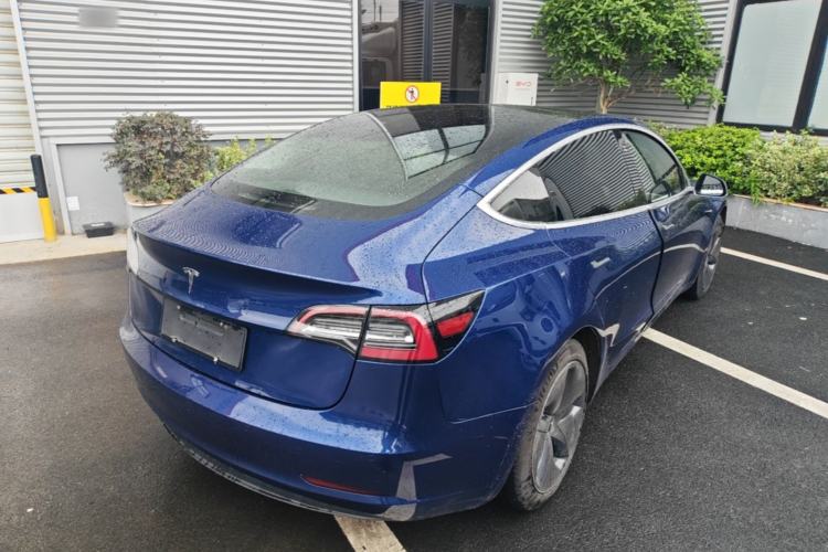 Used Tesla Model 3 2019 Long-Range Rear-Wheel-Drive Version Rear Right 45 Deg