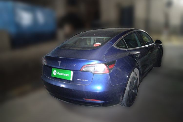 Used Tesla Model 3 2019 Long-Range All-Wheel-Drive Version Rear Right 45 Deg