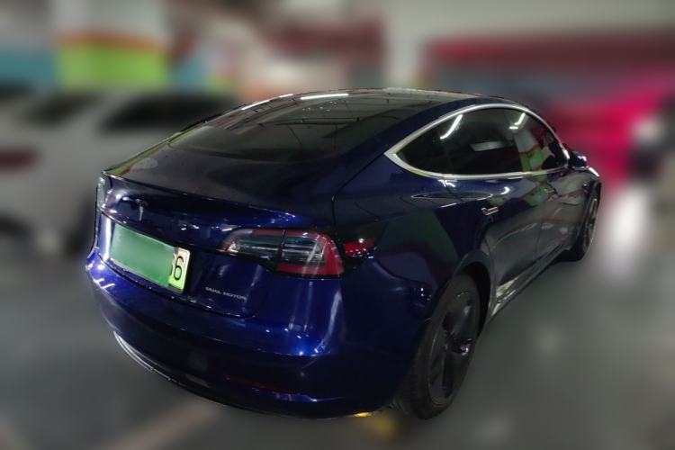 Used Tesla Model 3 2019 Long-Range All-Wheel-Drive Version Rear Right 45 Deg