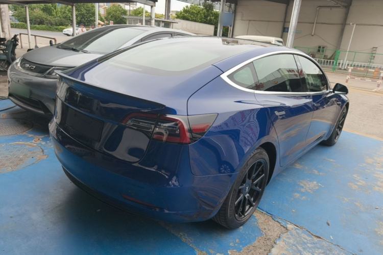 Used Tesla Model 3 2019 Long-Range All-Wheel-Drive Version Rear Right 45 Deg