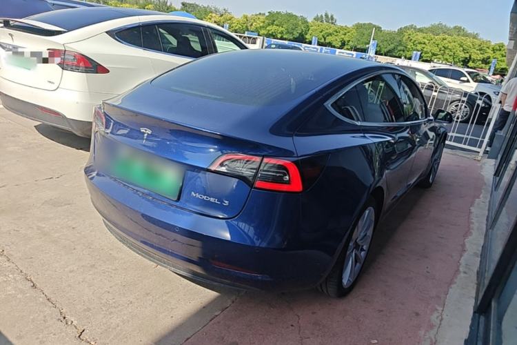 Used Tesla Model 3 2019 Standard Range Rear-Drive Upgraded Version Rear Right 45 Deg