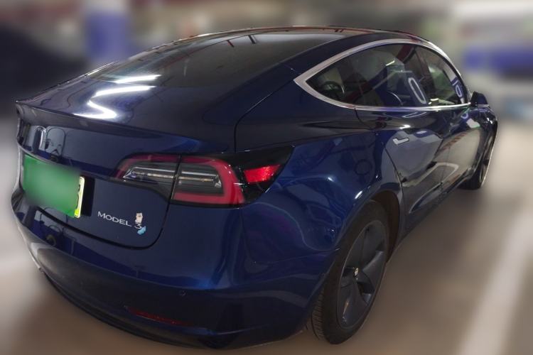 Used Tesla Model 3 2019 Standard Range Rear-Drive Upgraded Version Rear Right 45 Deg