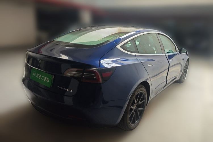 Used Tesla Model 3 2019 Standard Range Rear-Drive Upgraded Version Rear Right 45 Deg