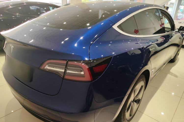 Used Tesla Model 3 2019 Standard Range Rear-Wheel Drive Upgraded Version (52 kWh) Rear Right 45 Deg