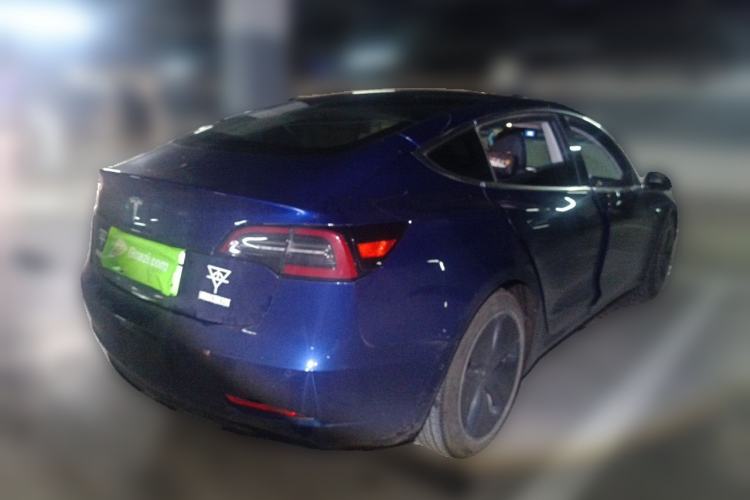 Used Tesla Model 3 2019 Long-Range Rear-Wheel-Drive Version Rear Right 45 Deg