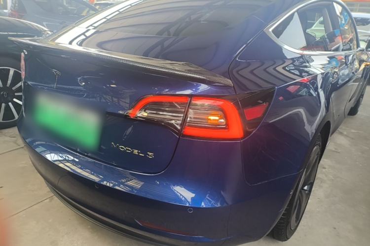 Used Tesla Model 3 2019 Standard Range Rear-Drive Upgraded Version Rear Right 45 Deg