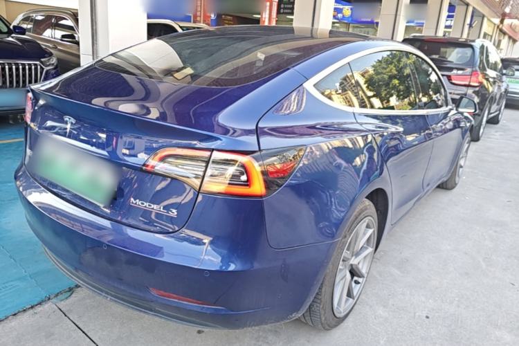Used Tesla Model 3 2019 Standard Range Rear-Drive Upgraded Version Rear Right 45 Deg