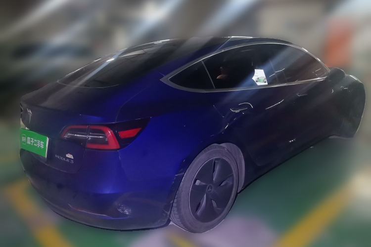 Used Tesla Model 3 2019 Standard Range Rear-Drive Upgraded Version Rear Right 45 Deg