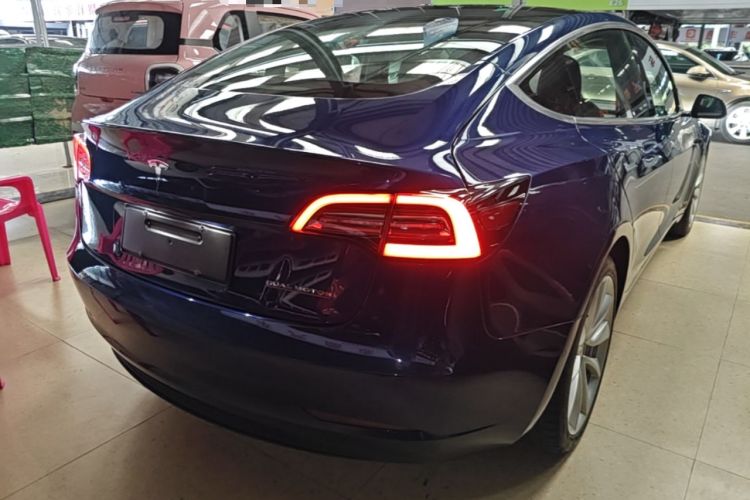 Used Tesla Model 3 2019 Standard Range Rear-Drive Upgraded Version Rear Right 45 Deg