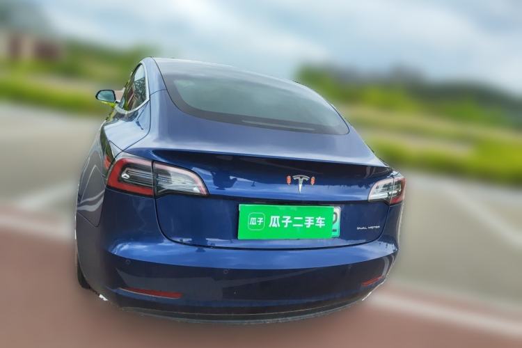 Used Tesla Model 3 2019 Long-Range All-Wheel-Drive Version Rear