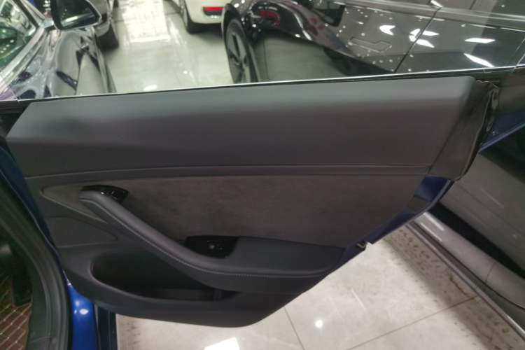 Used Tesla Model 3 2019 Long-Range All-Wheel-Drive Version Right Rear Door Interior
