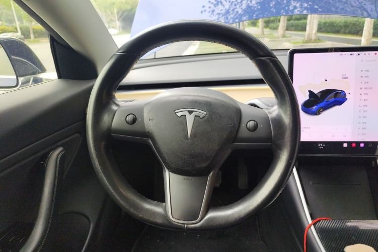 Used Tesla Model 3 2019 Standard Range Rear-Wheel Drive Upgraded Version (60 kWh) Steering Wheel