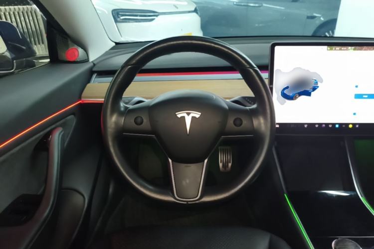 Used Tesla Model 3 2019 Long-Range Rear-Wheel-Drive Version Steering Wheel