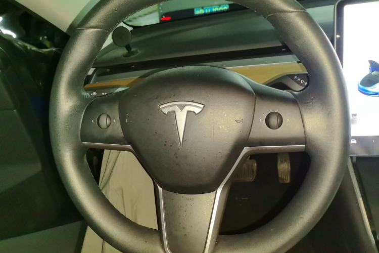 Used Tesla Model 3 2019 Long-Range Rear-Wheel-Drive Version Steering Wheel