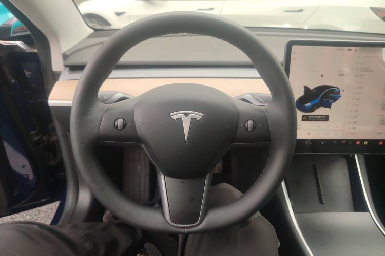 Used Tesla Model 3 2019 Long-Range All-Wheel-Drive Version Steering Wheel
