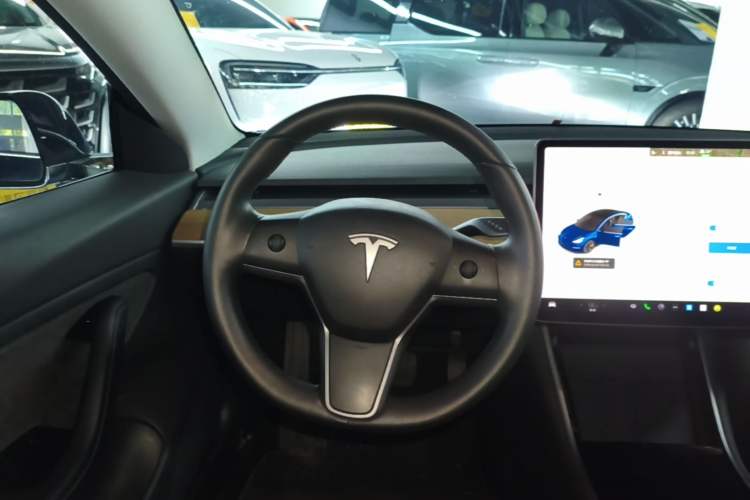 Used Tesla Model 3 2019 Long-Range Rear-Wheel-Drive Version Steering Wheel